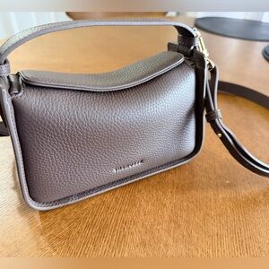 The Horse Clementine Mini Crossbody Bag – Charcoal Pebbled Leather